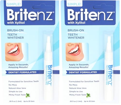 Natural Teeth Whitening Pen, .05 fl. oz. (Pack of 2)