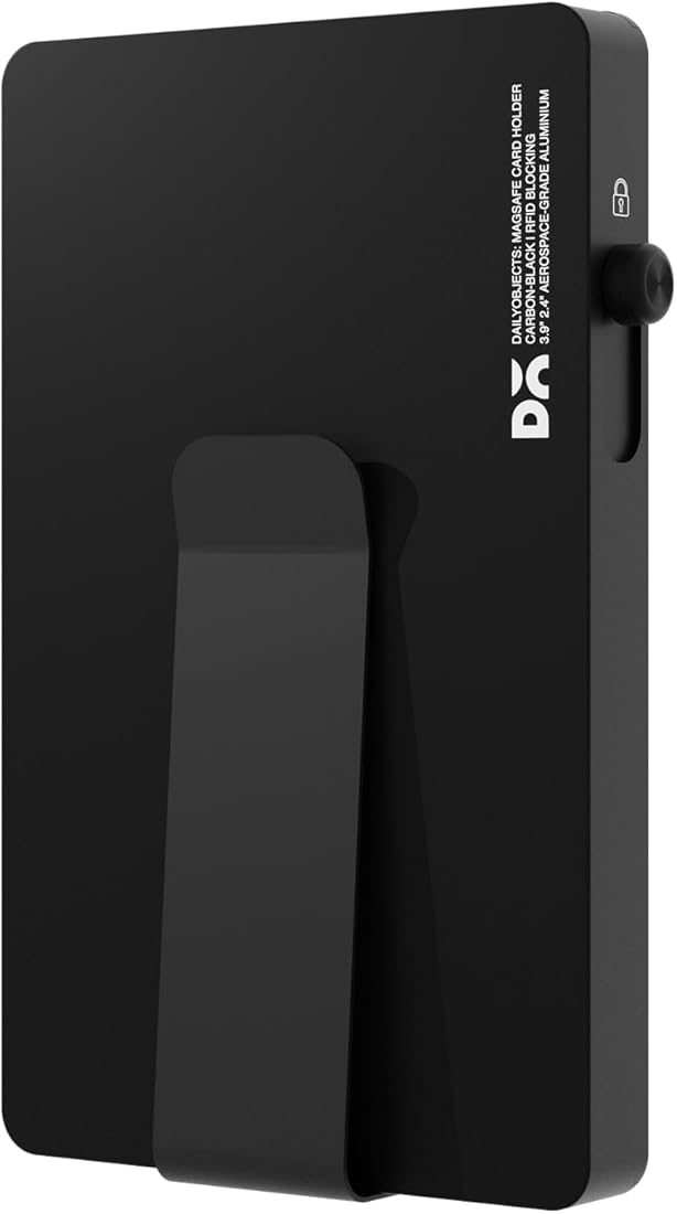 DailyObjects Unisex Analog Max RFID MagSafe Card Wallet with Money Clip |7 Card Slots|Designed for Magsafe Compatible with iPhone 16, iPhone 15, iPhon...