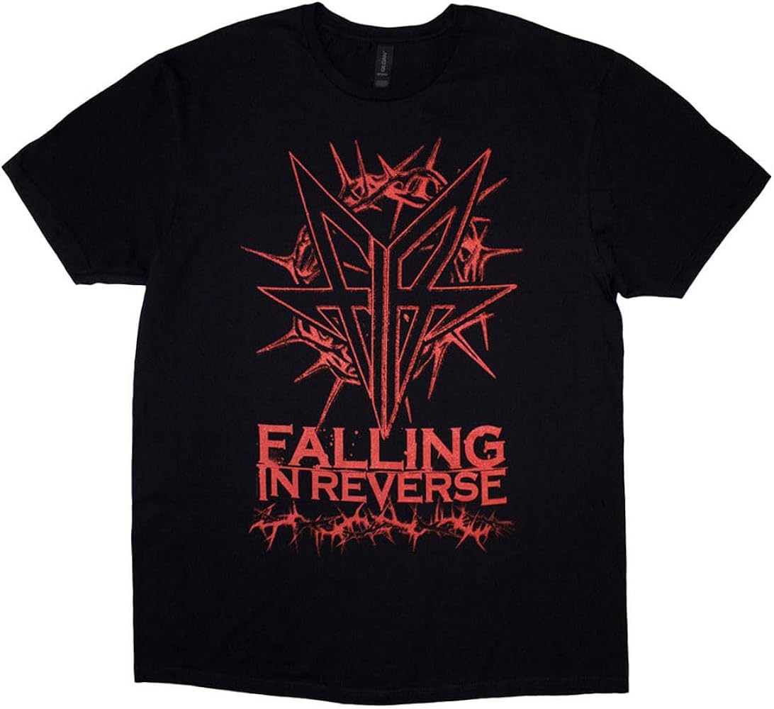 Falling in Reverse CD+シャツ【L】　※新品、日本未発売 Amazon.com: Falling in Reverse Thorns Band Logo T Shirt Size M