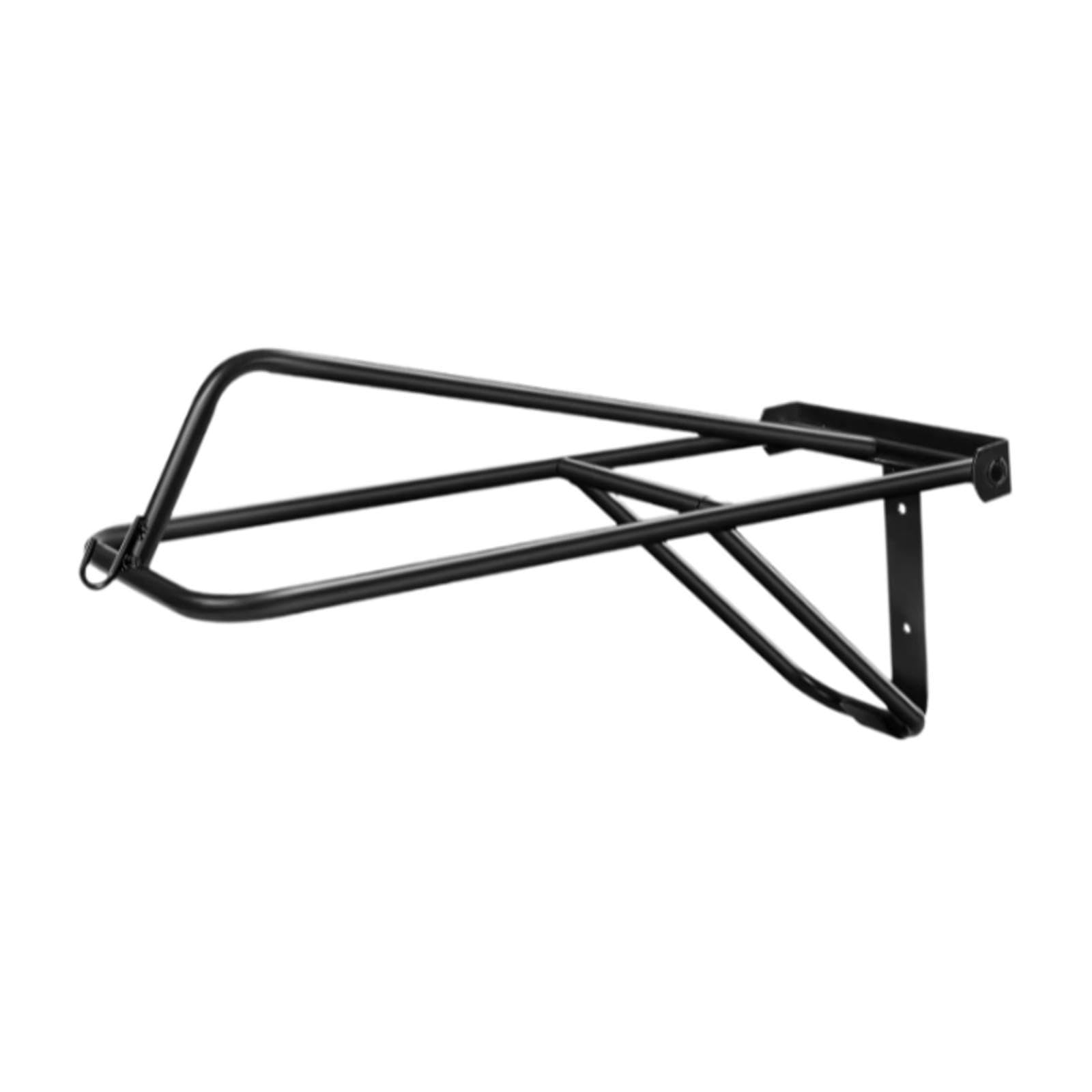 Fenteer Soporte Plegable para Silla de Montar, Soporte para Silla de Montar, Estante de Almacenamiento montado en la Pared para Sala de Tachuelas