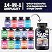 NAD+ Supplement Extra Strength with Berberine, NAC, Resveratrol Japanese Knotweed, Milk Thistle, Green Tea, Pomegranate, Acai, Quercetin, Fisetin, Grape Seed Extract 14-in-1 60 Veggie Capsules 3 Pack