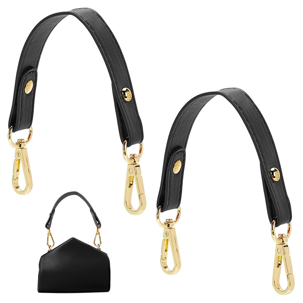 Amazon | WADORN 2本 ハンドバッグ持ち手 長さ28cm ショート PUレザー