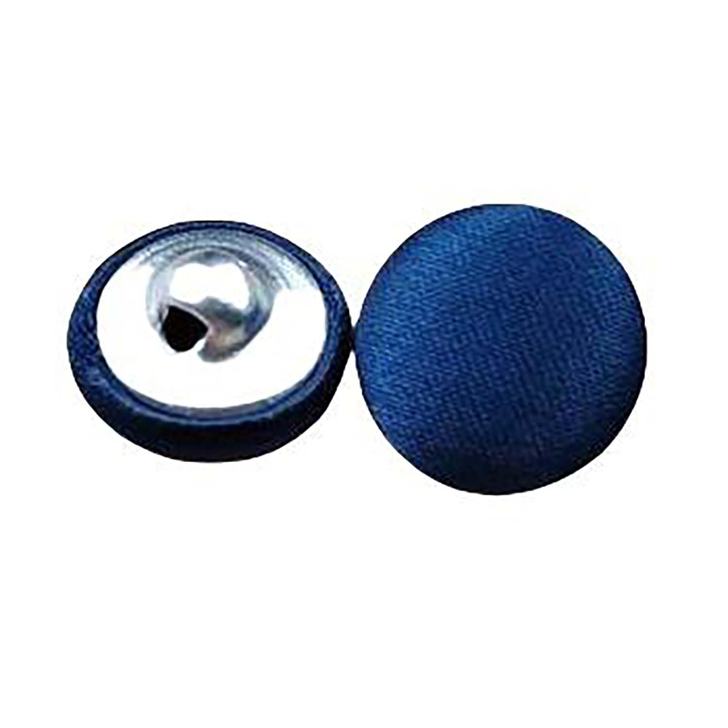 20 Pcs Satin Covered Metal Shank Buttons Cloth Buttons for Wedding Dress Tuxedo Suits
