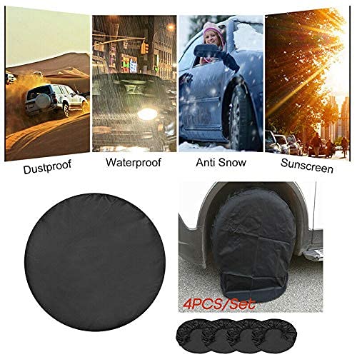 Generic 4X 80 * 30cm Wheel Tire Covers tor Car Auto for RV Camper Truck Trailer Van