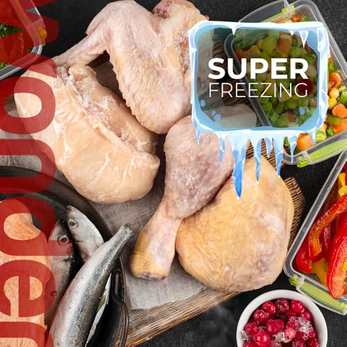 Wonder WCH1501EDC Horizontaler Gefrierschrank, Weiß, 142 Liter, Dual-Kühlung, 1 Korb, geräuscharm, Energieeffizienzklasse E