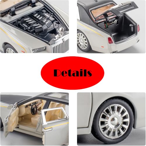 Vehículo a escala 1:32 modelo Phantom blanco miniatura 3