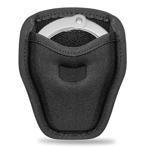 Open Top Handcuff Holder. Handcuff Case, Trusted Gear for Law Enforcement Professionals. Secure Attachment for Duty Belts. Fits Standard Chain Or Hinge Handcuffs. Quick Access to The Handcuffs.