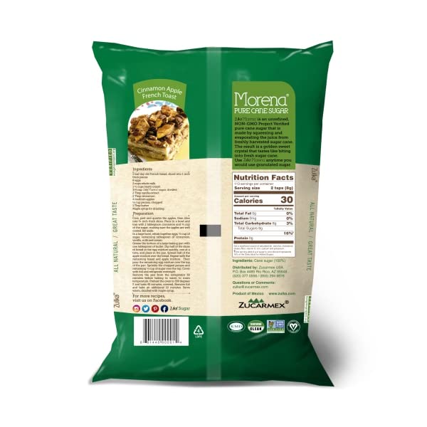 Zulka Azucar Morena Pure Cane Sugar 2lb