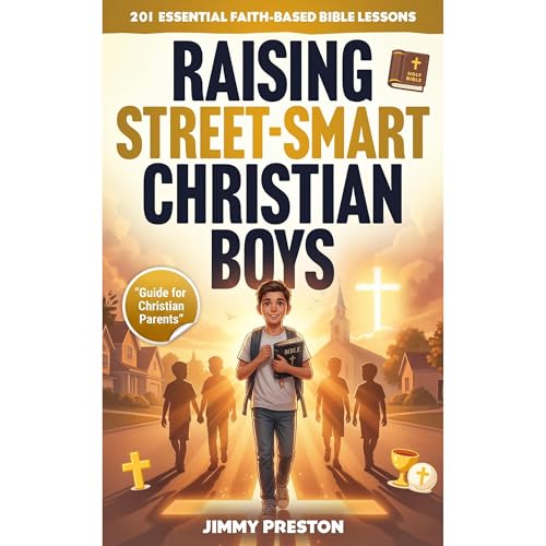 Raising Street-Smart Christian Boys Audiolibro Por Jimmy Preston arte de portada