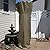 Sunnydaze 94-Inch Tall Heavy Duty Reinforced PVC Propane Patio Heater Cover - Drawstring and Toggle Closure - Khaki
