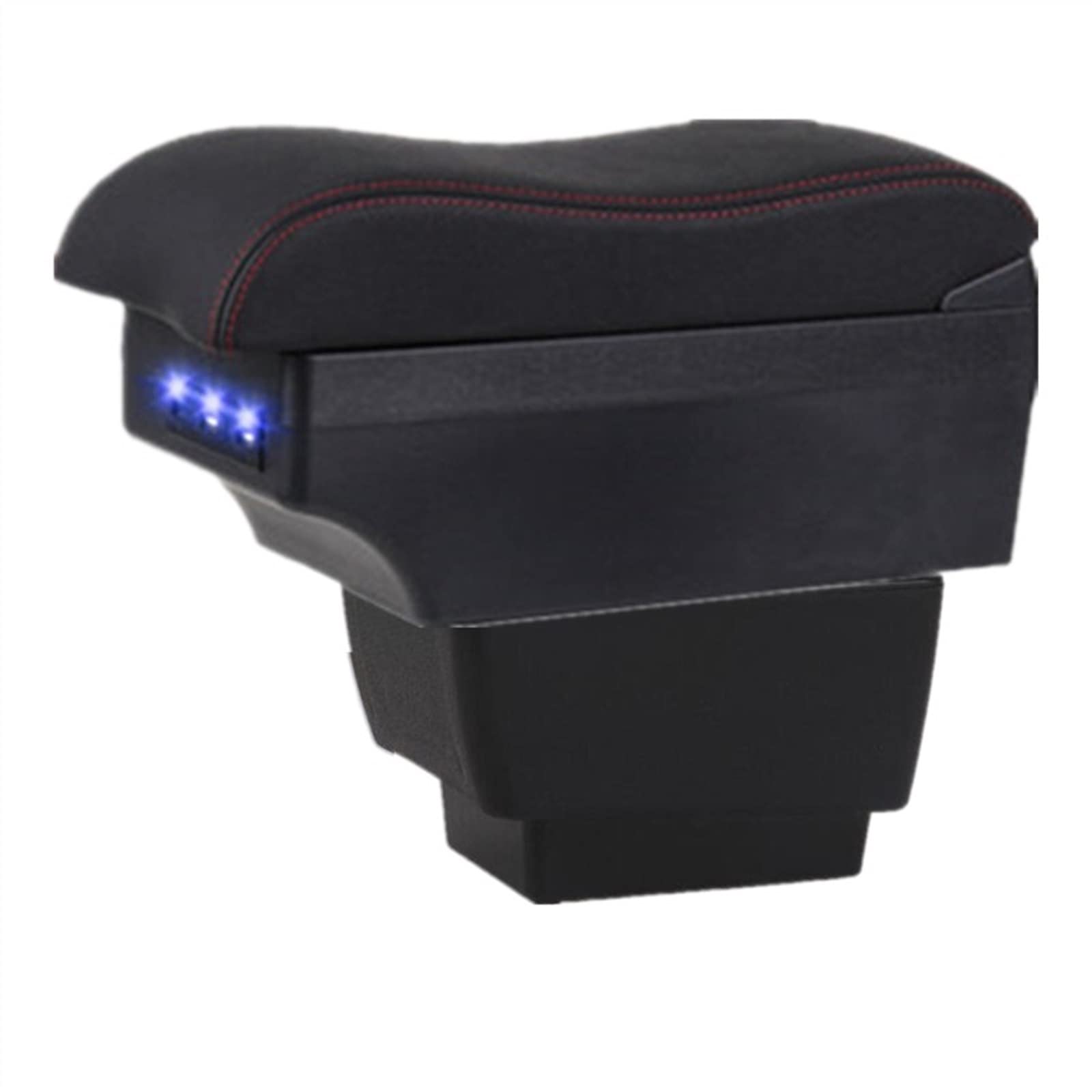 Boîte de Rangement Centrale pour accoudoir de Voiture avec Port USB, Accessoire Auto Compatible avec Skoda Fabia 3 III et Combi.