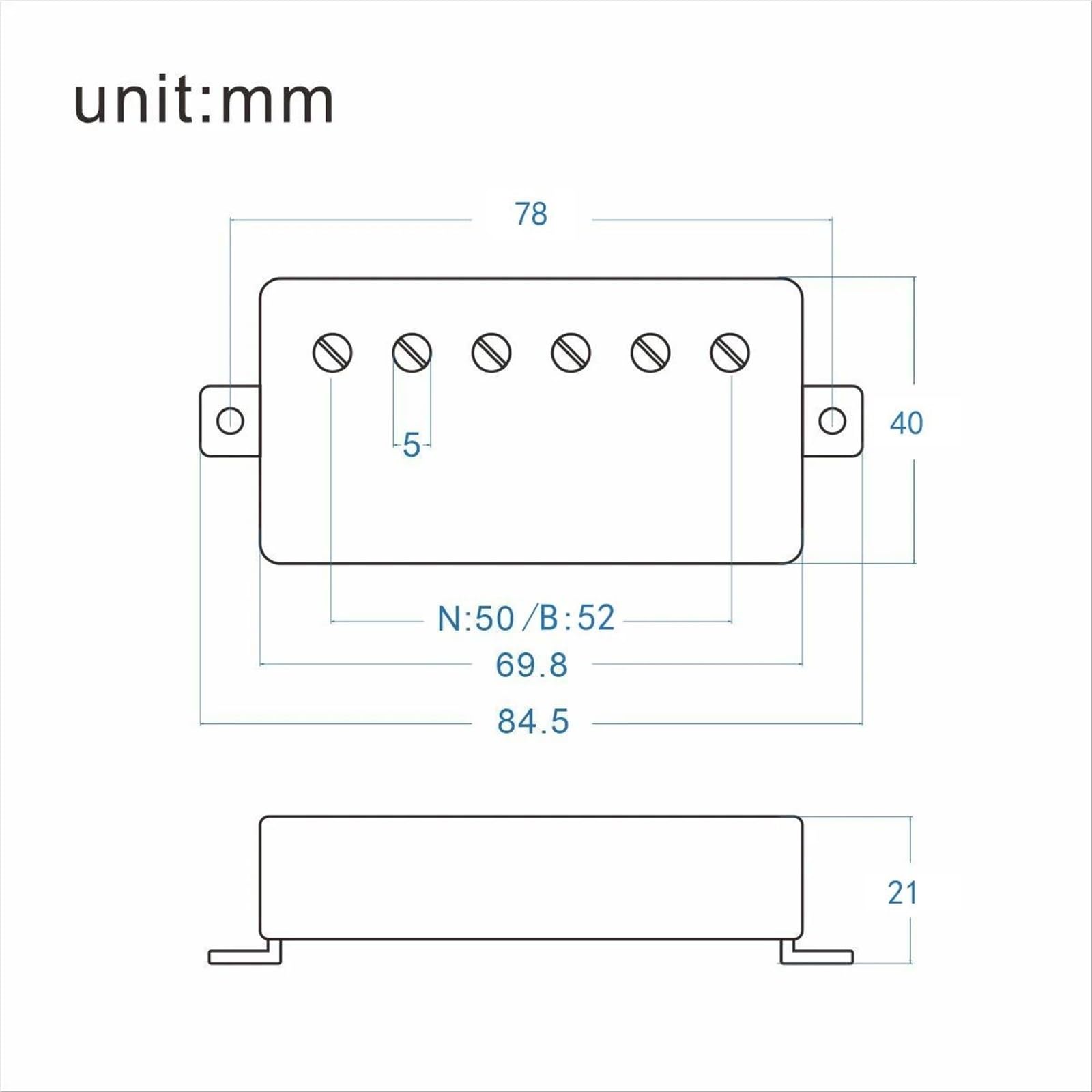 Pickup Gitary Elektrycznej Alnico 5 Guitar Humbucker Pickup 4-przewodowy zestaw akcesoriów do gitary elektrycznej(Gold Set)
