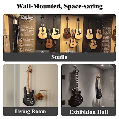 MoKo Support Mural pour Guitare, Lot de 2 Crochet de Guitare à Base de Bois Dur, Support de Guitare Ajustable pour… - Les Beatles, Paul McCartney, John Lennon, RIngo Starr, George Harrison MoKo Support Mural pour Guitare, Lot de 2 Crochet de Guitare à Base de Bois Dur, Support de Guitare Ajustable pour… – Image 5