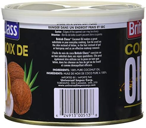 British Class Coconut Oil, 500 mL - 3