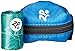 ZippyPaws - Adventure Leash Bag, Dog Poop Bag Holder Leash Attachment - Glacier Blue