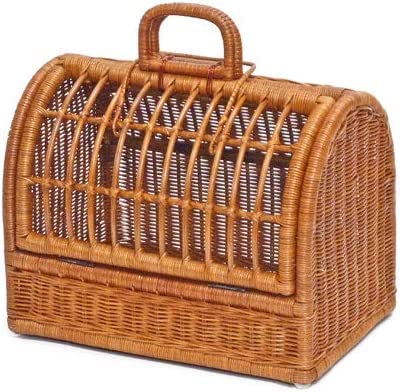 Amazon | ラタンペットキャリー Sサイズ(専用クッション付き