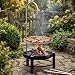 BBQ-Toro Schwenkgrill mit Feuerschale und Grillrost | Ø 61 cm, Schwarz | Holzkohlegrill, Schaschlikgrill, Grilltonne und Feuerstelle mit Kurbel für Garten, Terrasse, Camping und Outdoor