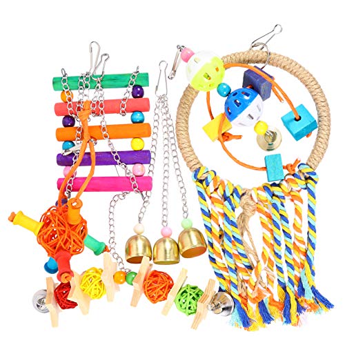 POPETPOP Brinquedos Do Pássaro Do Papagaio Pássaro Brinquedo Colorido Brinquedo de Mastigar Brinqued