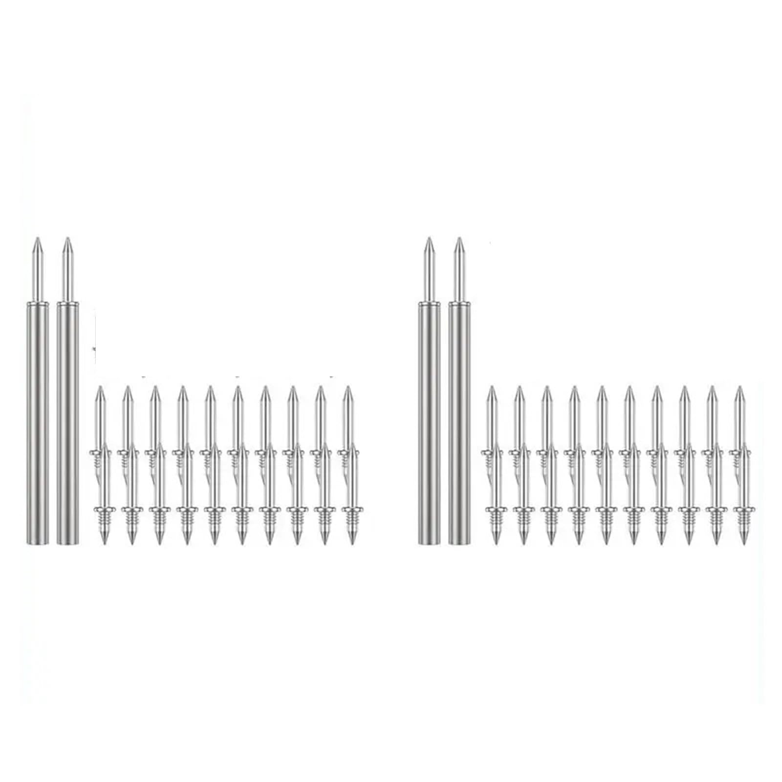 Yangshe 700Pcs Double-Head Skirting Nails Rust-Proof Seamless Screws Set With Rod