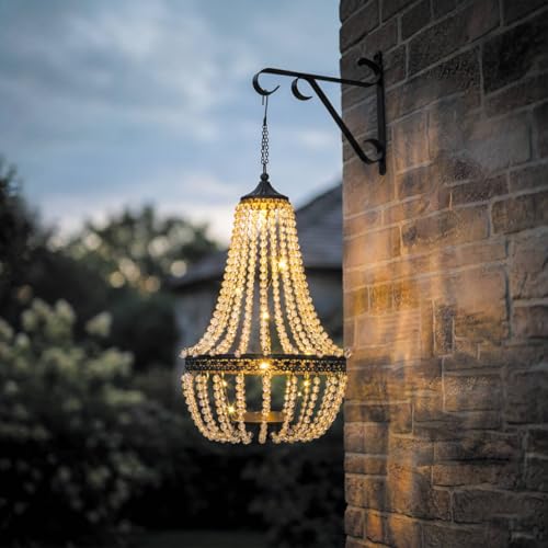 BAYN 28 Hanging Solar Chandelier Outdoor Lantern