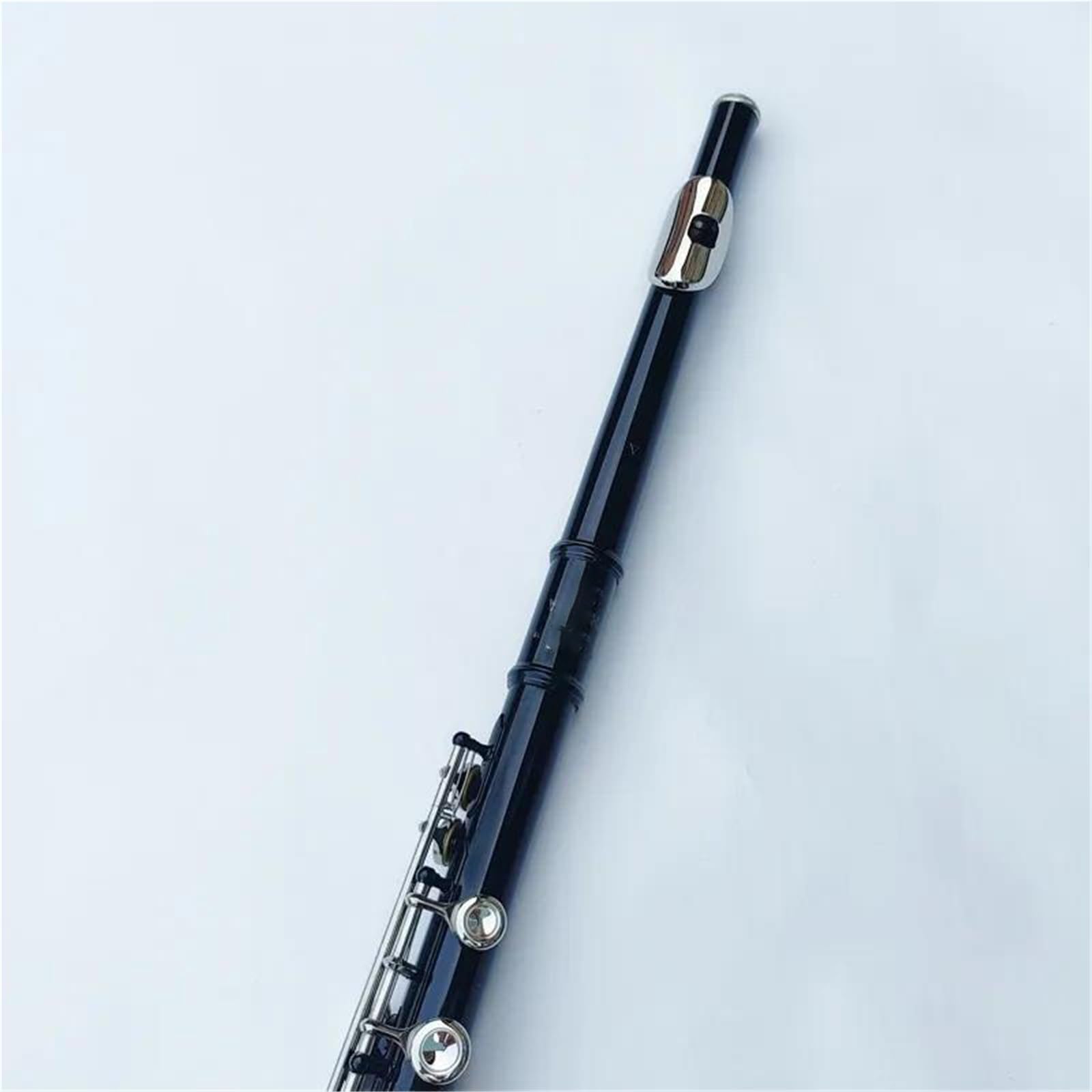 Flet Instrumenty Muzyczne 16-otworowy Flet Instrument Dęty Drewniany Klawisz Zamknięty Dodaj Klawisz E C Tone Niklowany Flet Koncertowy
