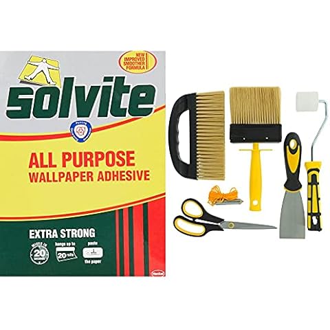Solvite All-Purpose Wallpaper Adhesive, Reliable Adhesive Cover