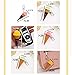 HSYHERE Boys Girls Funny Creative Novelty Stylish Mini Simulated Food Orange Shrimp Chicken Nugget Keychain Key Ring, Valentine Lover Christmas New Year Gift Bag Pendant -yellow icecream