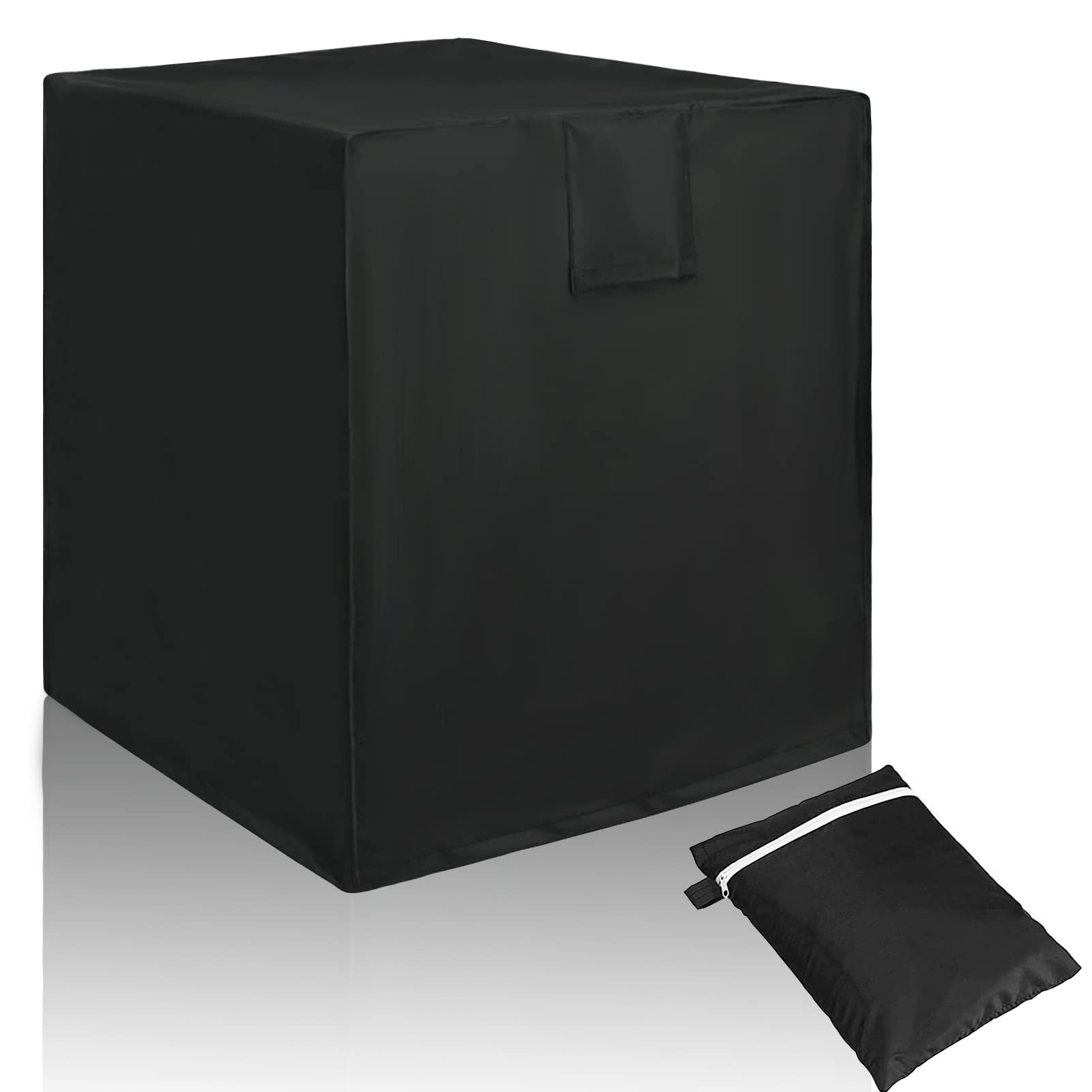 Air Conditioner Cover Thickened AC Cover for Outside Unit,Waterproof Air Conditioner Cover Square Black Central Air Conditioner Cover for Winter & Outdoor（30"X30"X32"）