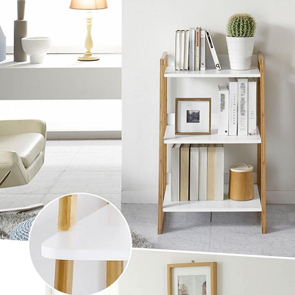 Bastidores de Almacenamiento Trapezoid Bookshelf 3 Nibookrack Boot Bootchase Bookcase Finishing Rack Estantería de Productos Básicos