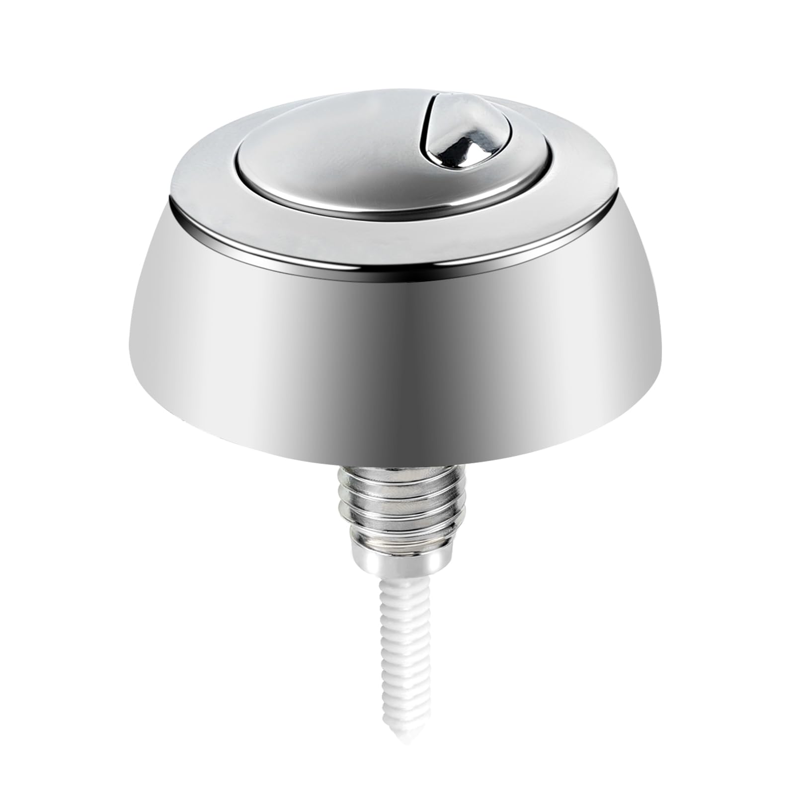 Adjustable Dual Flush Toilet Cistern Push Button for Siamp for Optima 49 Toilet Push Button Dual Flush Systems 16-50mm Toilet Push Button (Silver)