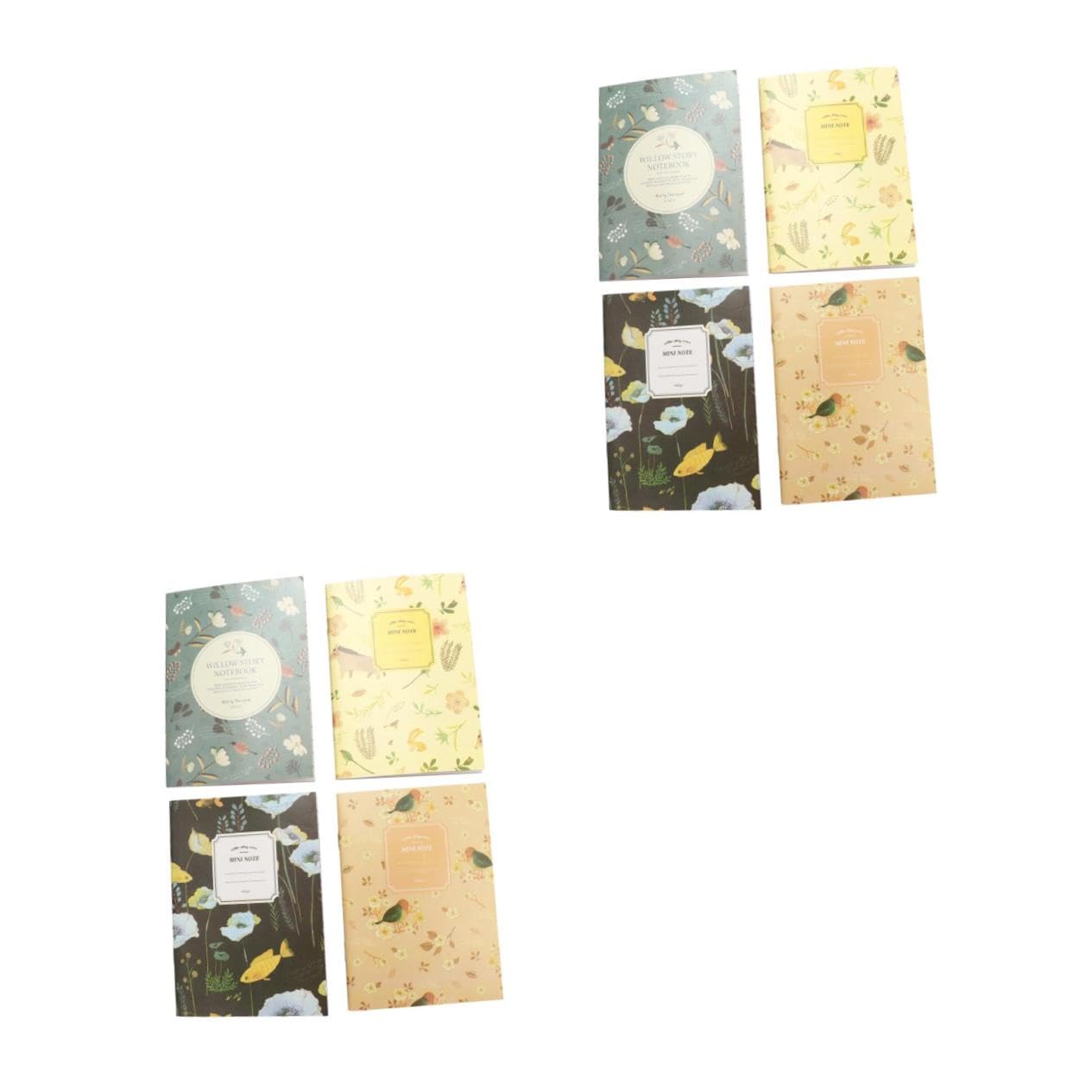 Artibetter 2 Ensembles Mini Cahier Nature Carnet De Notes Pratique Pour École Et Bureau Petit Format À Emporter Design Et Utilisation Confortable 50 Pièces * 2