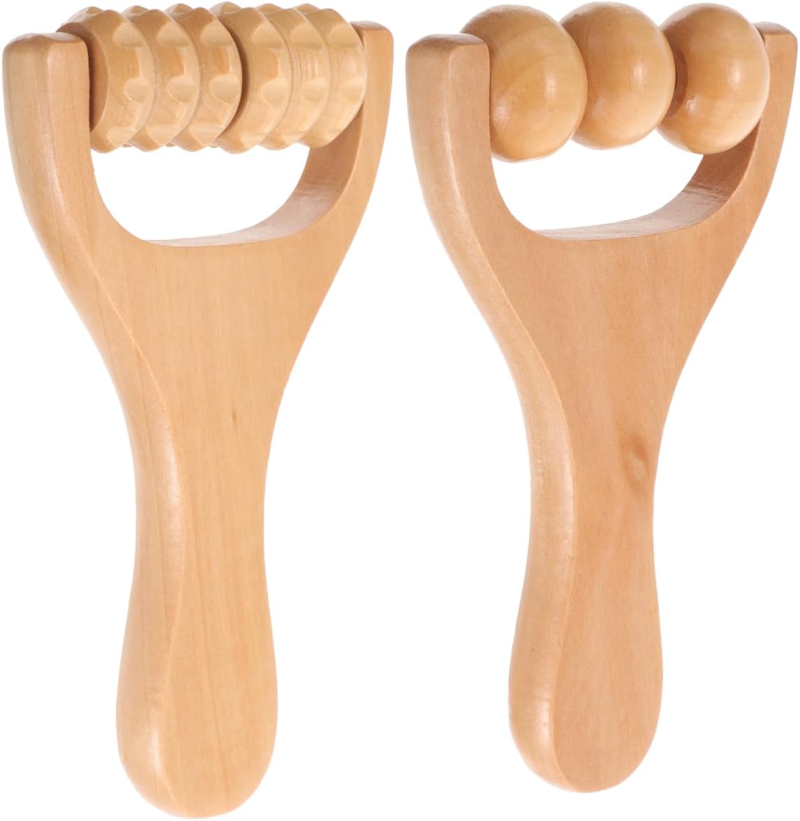 2Pcs Wooden Massage Roller, Hand Muscle Roller Stick, Bead Massage Tool for Legs, Manual Wood Therapy Tools for Arms Feet Shoulder Acupoint Tissue Relief - Image 9