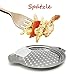 Hicook Stainless Steel Spaetzle Maker Lid with Scraper Traditional German Egg Noodle Maker Pan Pot Spaghetti Strainer
