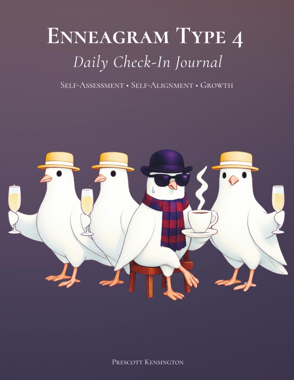 Enneagram Type 4 - Daily Check-In Journal: Self-Assessment • Self-Alignment • Growth