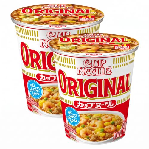 Nissin Cup Noodle Ramen Noodle Soup,Original,2.4 Ounce,(Pack of 12)