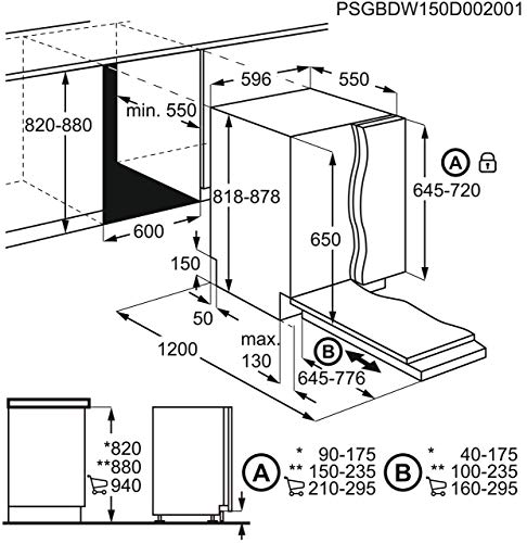 AEG FSB53907Z Vollintegrierter-Geschirrspüler / 60cm / AirDry - perfekte Trocknungsergebnisse/A/energiesparend/MaxiFlex Besteckschublade/Startzeitvorwahl/Wasserstopp/extra leise – Bild 7