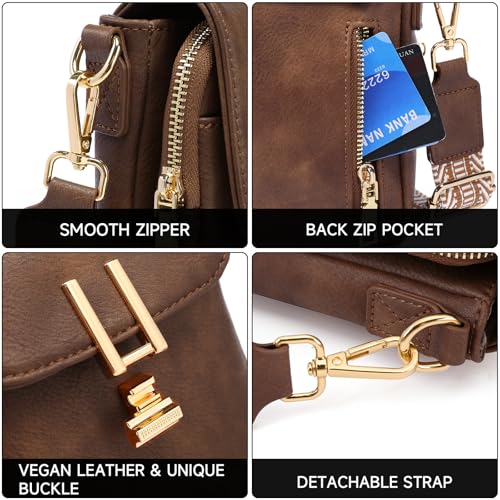 Image of GOIACII Phone Purse Crossbody Bags for Women Small Travel Wallet Touch Screen RFID Blocking