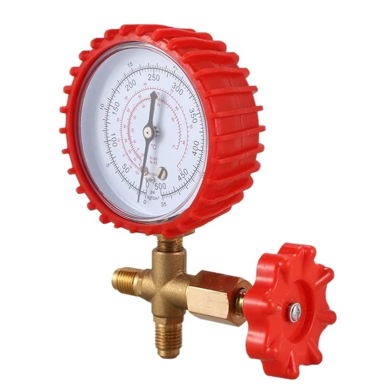 Climatisation recharge de pression simplifiée avec gauge multi-réfrigérants