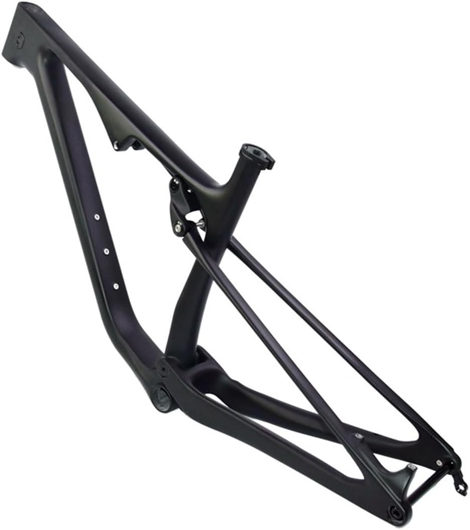 Carbon Fiber 29er Mountain Bike Frame 15/17IN Suspension Frame 150mm Travel XC/DH Soft Tail Frames Disc Brake Frame Thru Axle 12x148mm Boost(29 * 15")