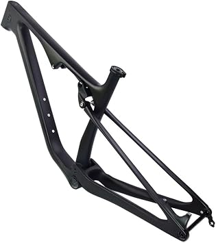 Carbon Fiber 29er Mountain Bike Frame 15/17IN Suspension Frame 150mm Travel XC/DH Soft Tail Frames Disc Brake Frame Thru Axle 12x148mm Boost29 * 15"