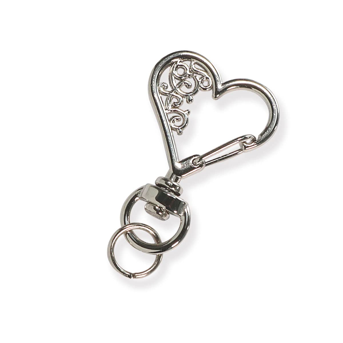 Amazon | トランプナスカン キーホルダー 金具 アクセサリー シルバー