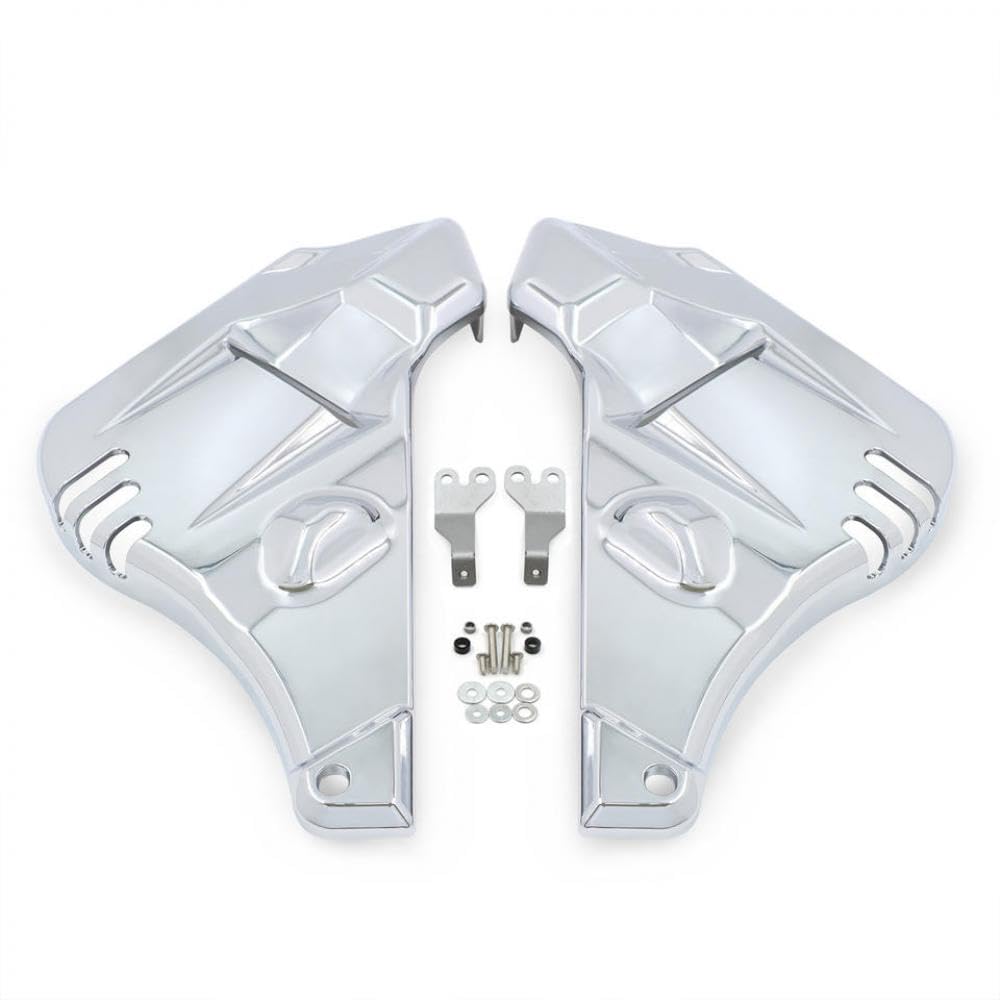 Motorcycle Front Brake Disc Rotors Guard Protection Chrome Accessories Compatible With GOLDWING GL1800 F6B GL 1800 2018-2023(Chrome)