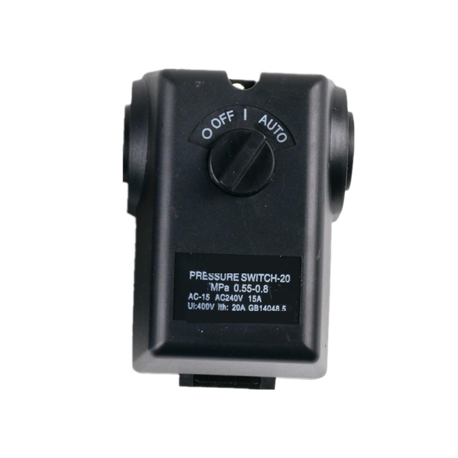 Regulator ciśnienia, 3 Szt. Poziomy Automatyczny Przełącznik Ciśnienia, Bezolejowa Cicha Pompa Powietrza, Sprężarka,dla sprężarki powietrza(Knob switch 5.5-8KG)