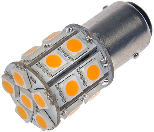 Dorman 1157A-SMD 1157 Amber 5050SMD 20LED Bulb, Pack of 2