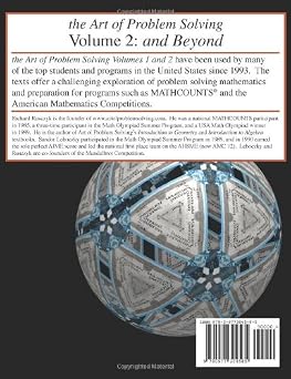 The Art of Problem Solving, Vol. 2: And Beyond