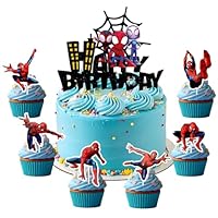 25pcs Tortendeko,Deko Torte,Kuchen Deko,Cake Topper,Happy Birthday Tortendeko,Für Kinder Party Geburtstag Kuchen Dekoration Party Supplies