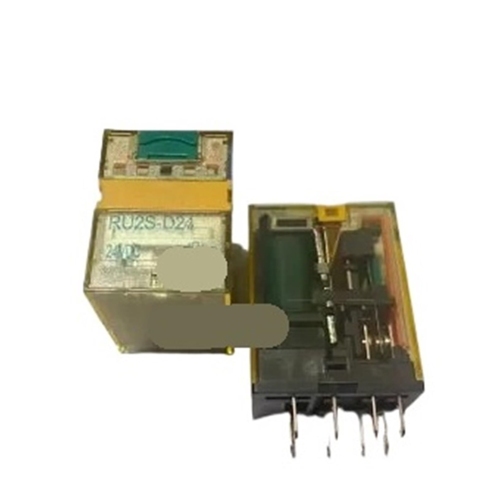 Relais RU2S-D24 24V avec contacts DPDT pour commutation stable de signal, pack de 5
