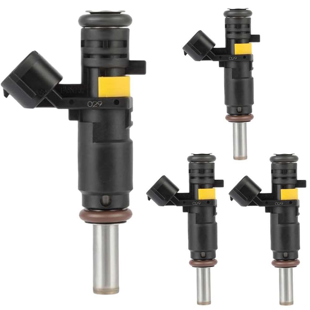 13537528176 Set di 4 iniettori per auto a 2 poli Compatibile con Mini Cooper 1,6 l 2007-2009 2011-2015