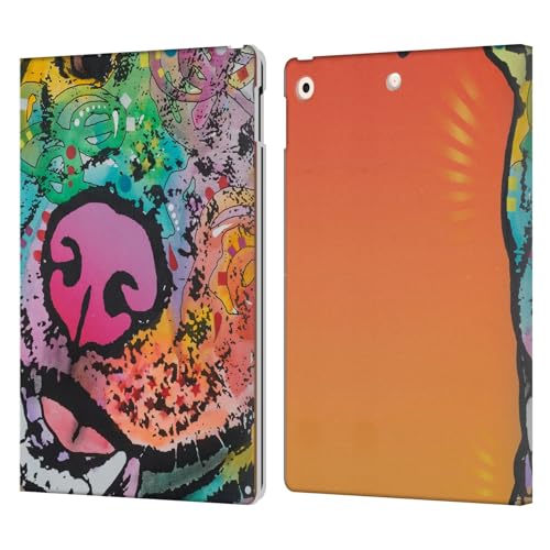 Étui Portefeuille en Cuir iPad 10.2 Dean Russo Wyatt Chiens 3 Protection Luxe