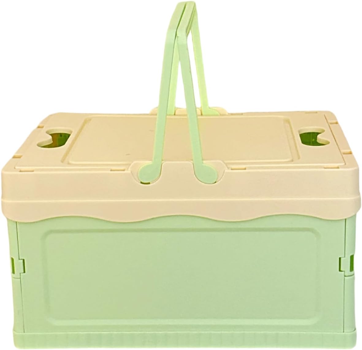 Folding Container with Lid for Camping Home Use Outdoor Gear Storage Organiser for Small Spaces Multipurpose Organiser